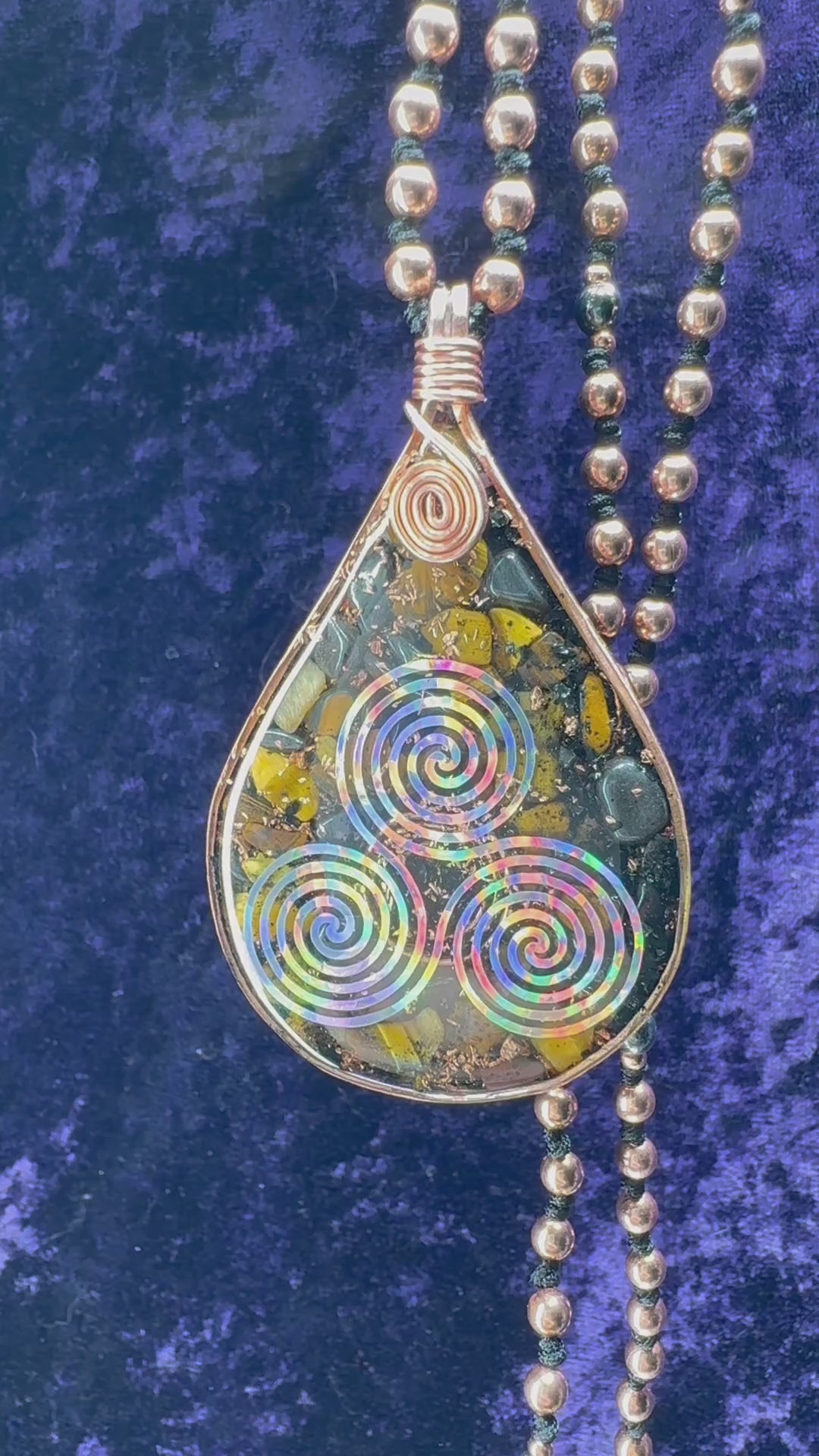 Triskelion "Pick Your Head Up. You've Got This" - Tigers Eye