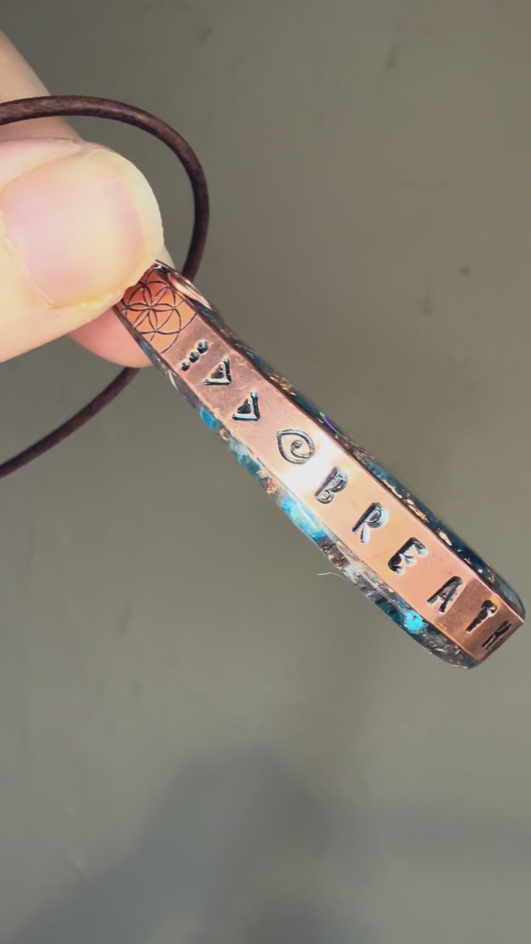 Breathe and let go~ Blue Apatite & Selenite