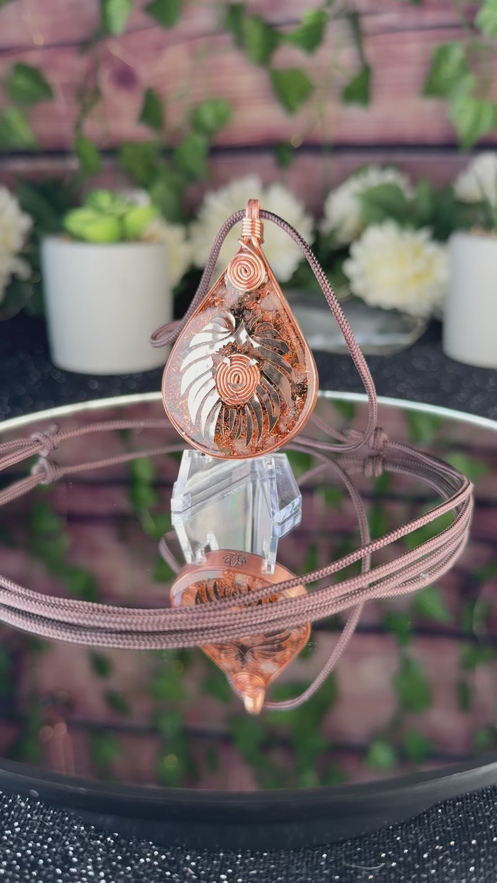 Courage & Confidence-Citrine Orgonite Necklace