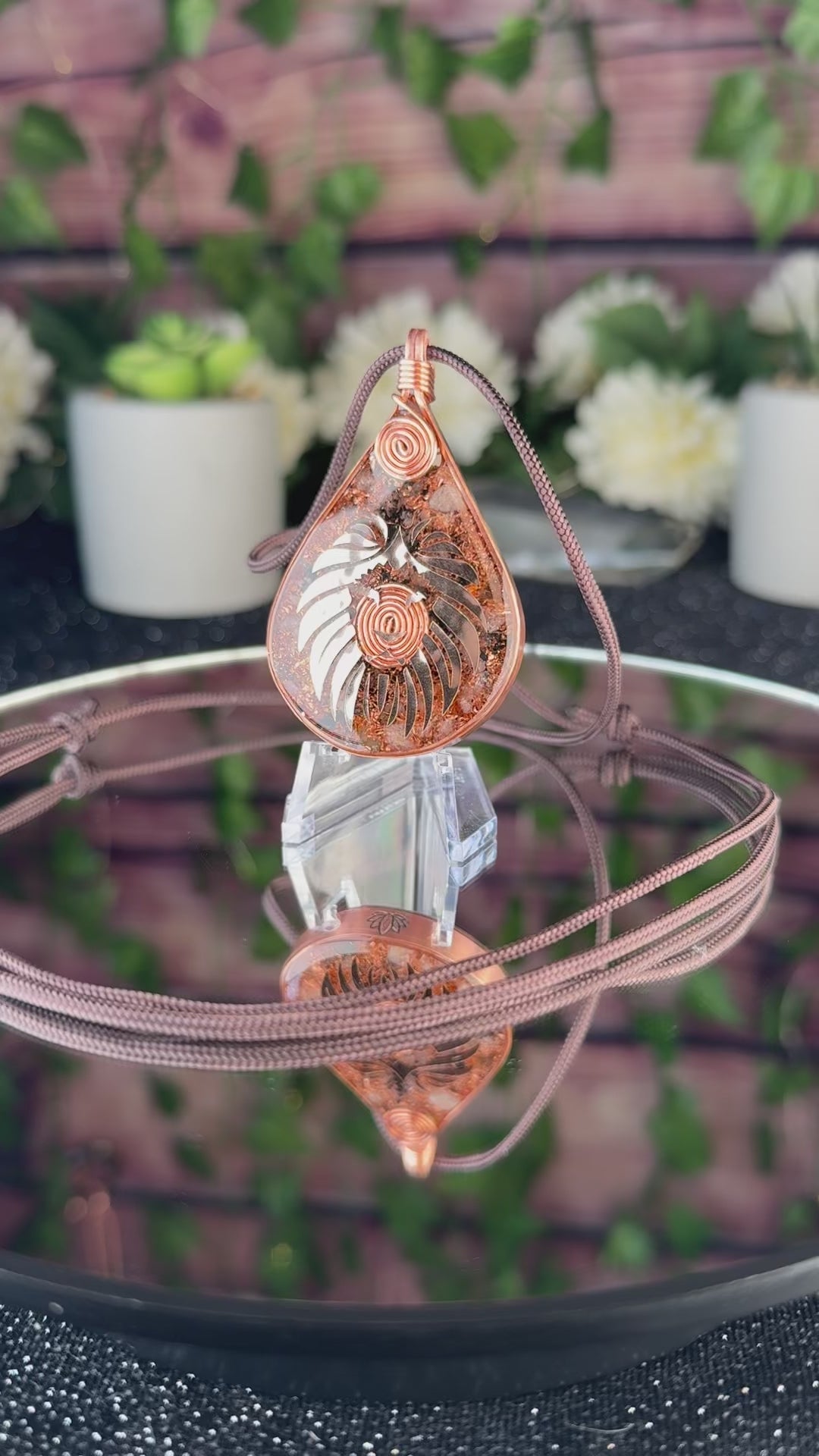 Courage & Confidence-Citrine Orgonite Necklace