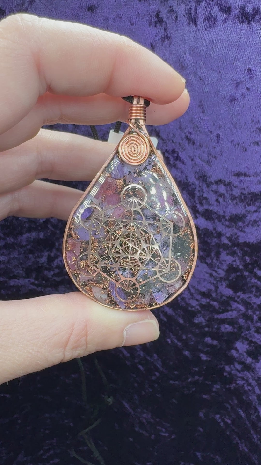 There Is Sun After Rain. Love After Pain-Infinite Love Orgonite Amulet