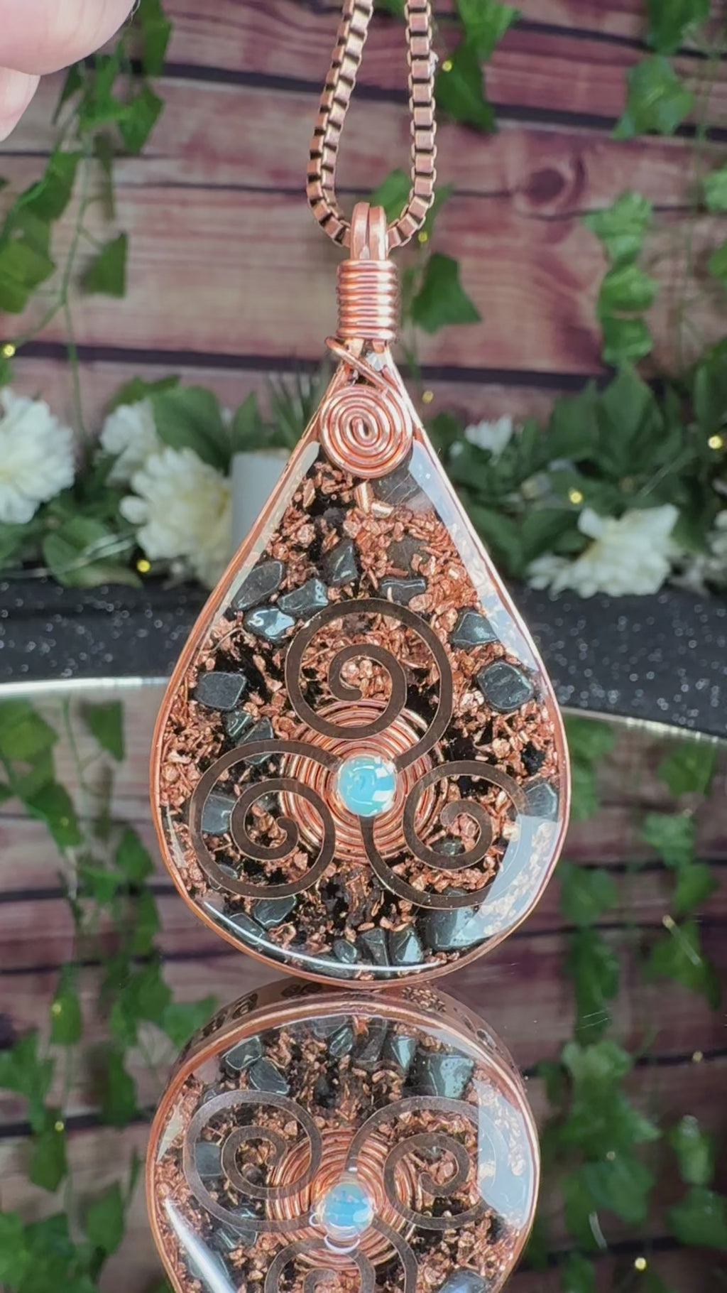 Keep Going- Orgonite for grounding, strength, and resilience