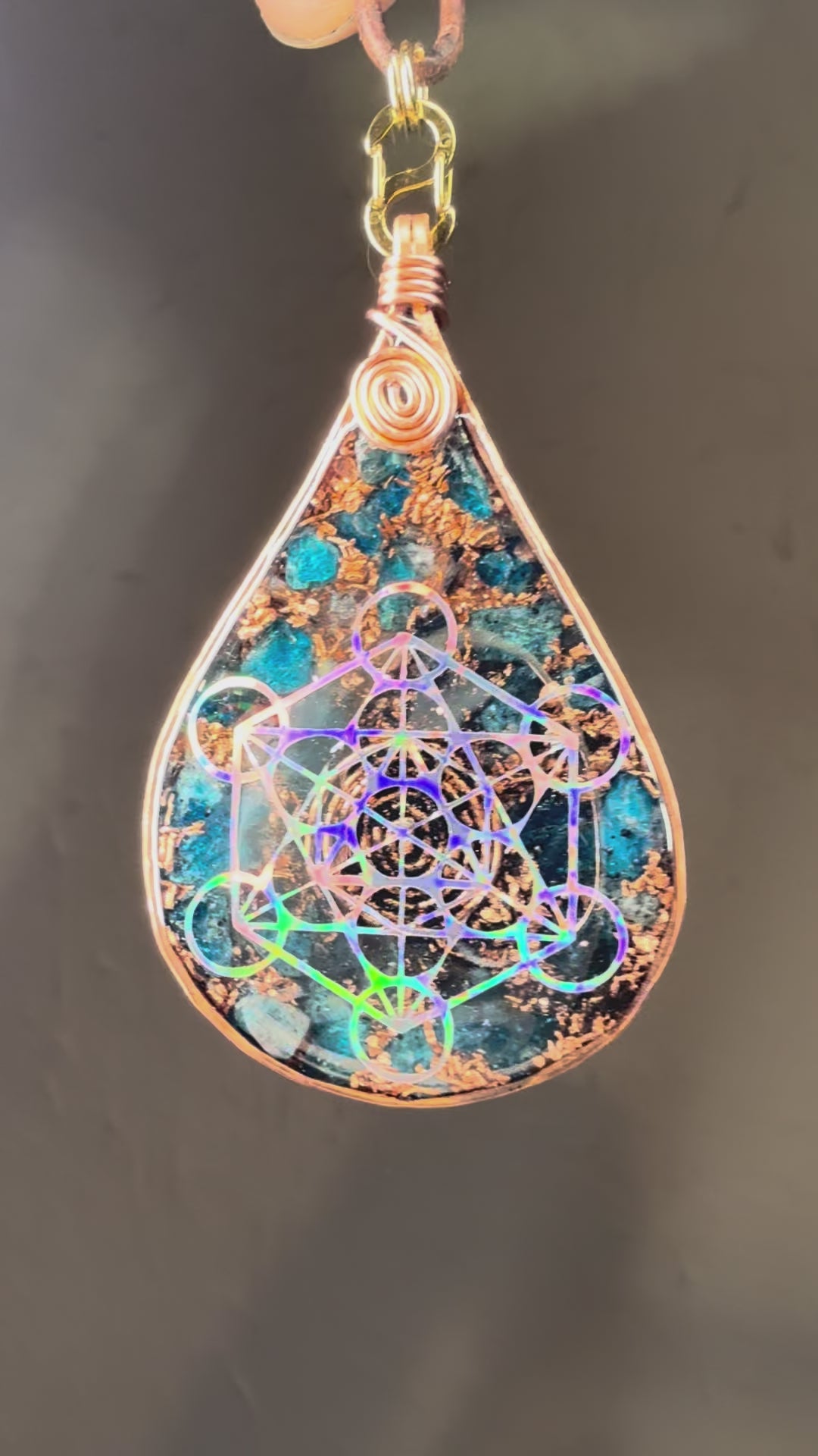 Breathe and let go~ Blue Apatite & Selenite