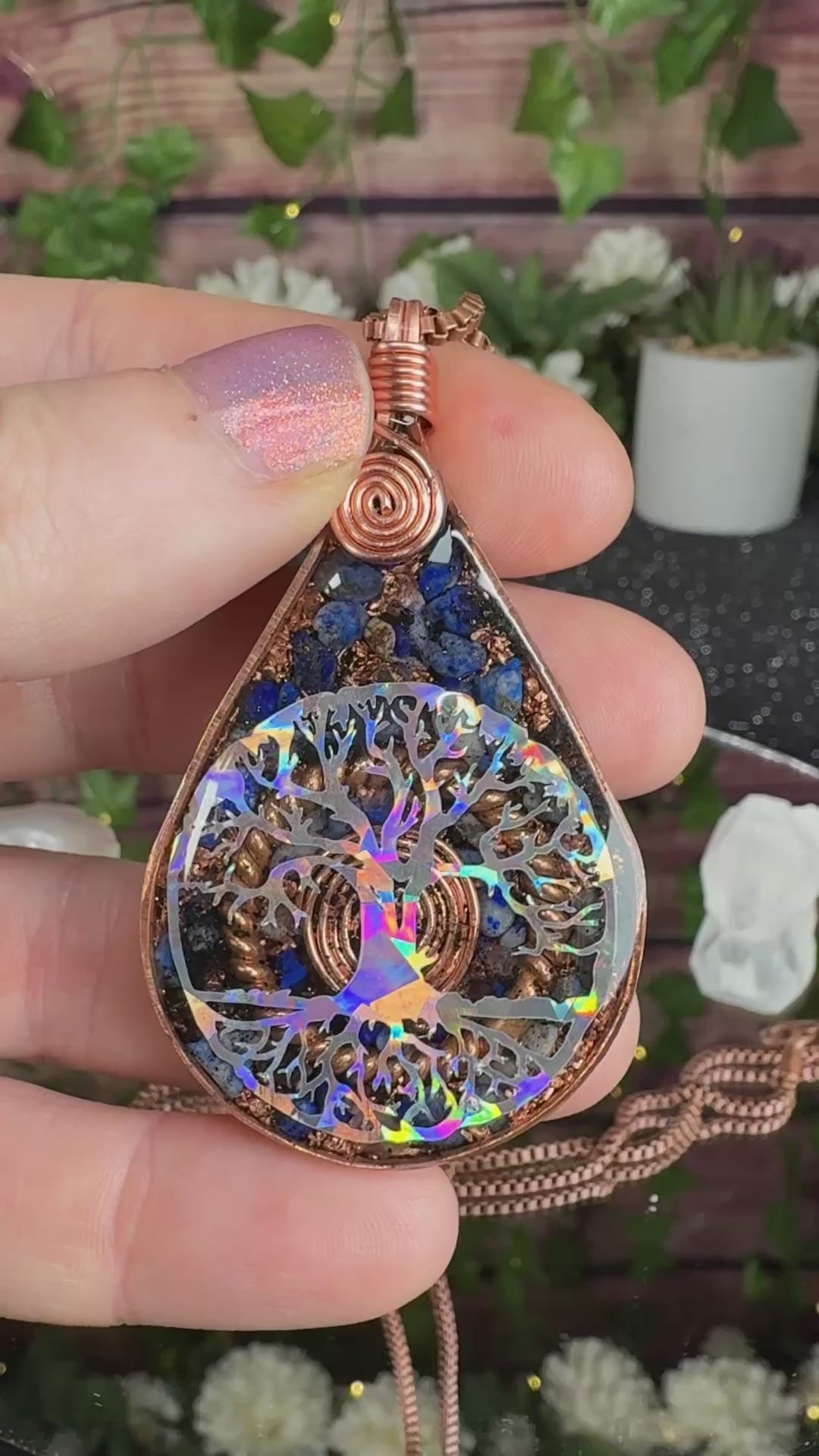 Trust The Process~Orgonite w/ Lapis Lazuli for Wisdom, Truth, Embodiment