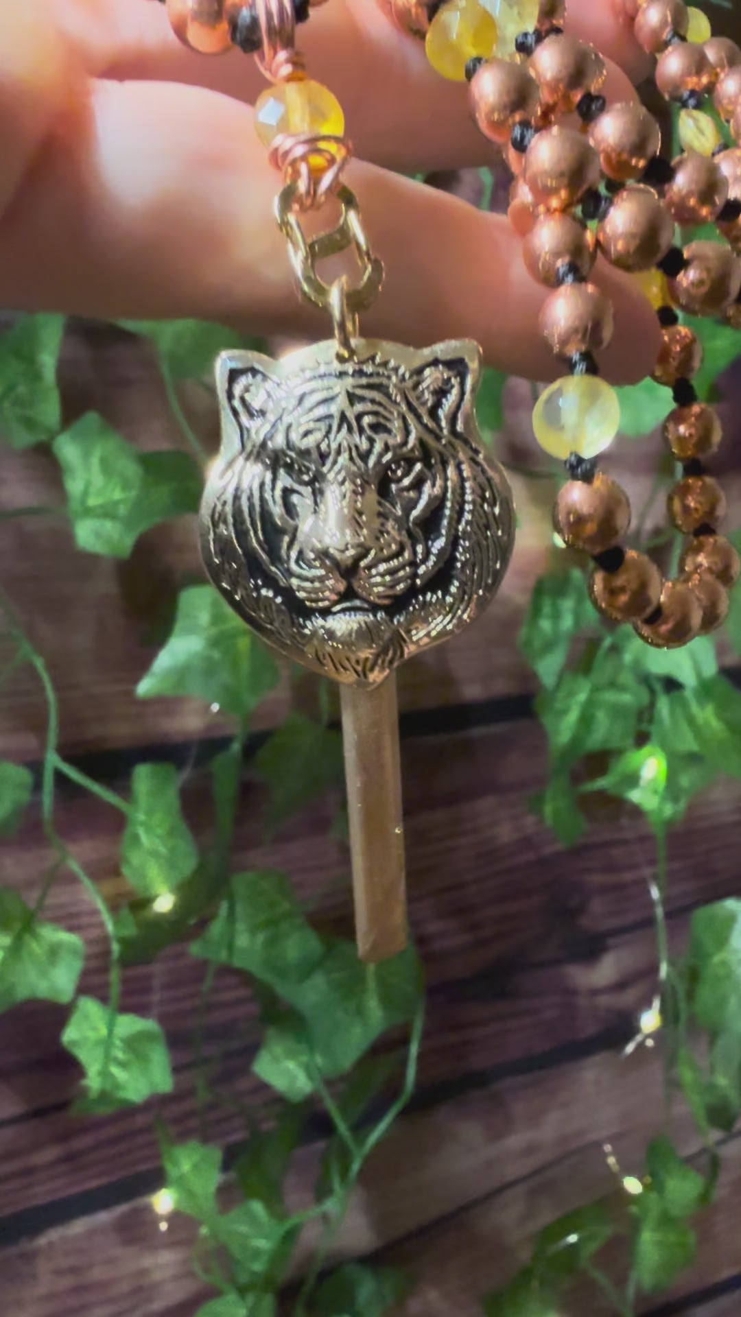 Tiger Strength ~w/ Copper and Citrine