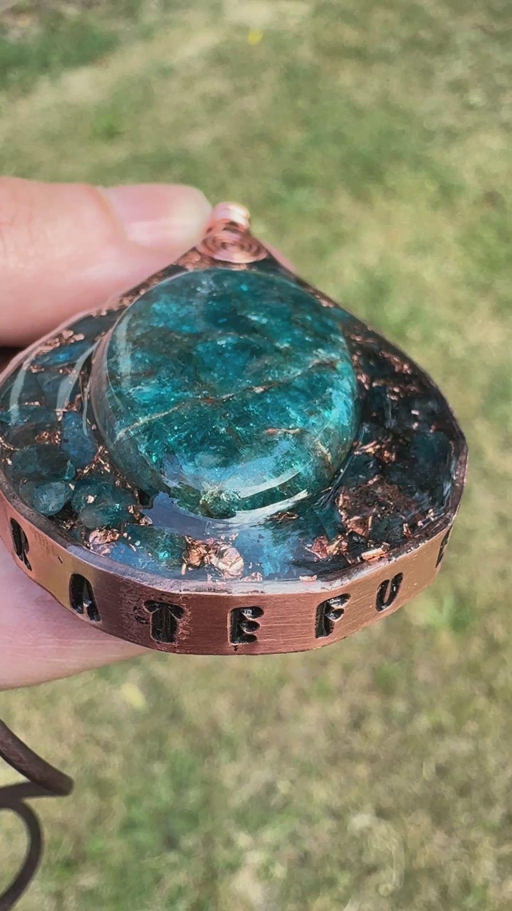 “Grateful” Blue Apatite