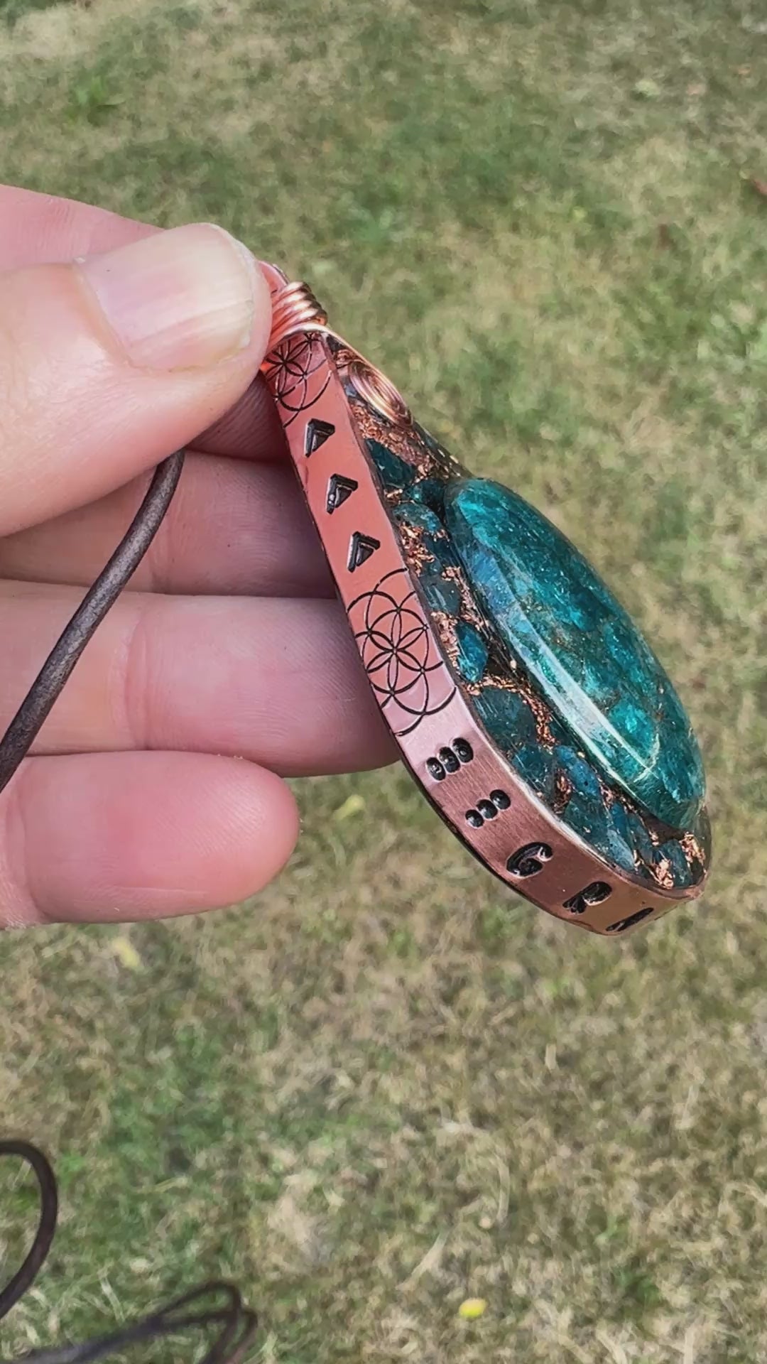 “Grateful” Blue Apatite