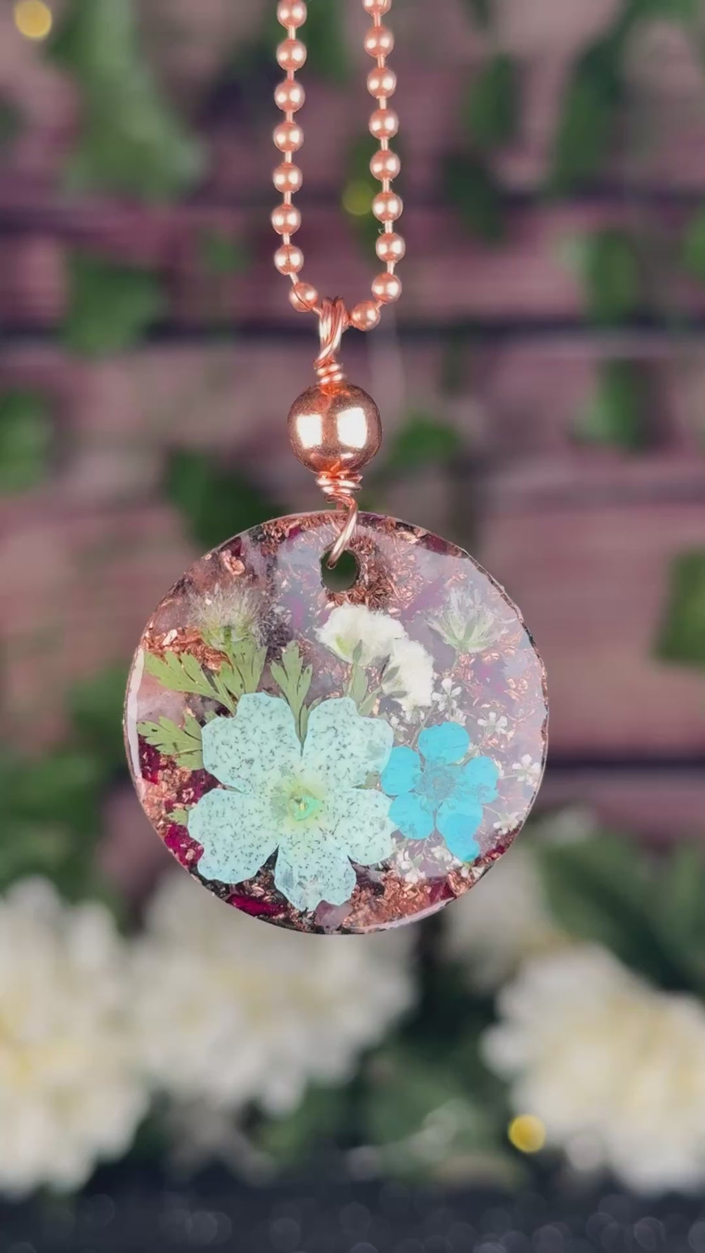 Grace~Flower Power+Orgonite w/ Rose Petals & Rose Quartz