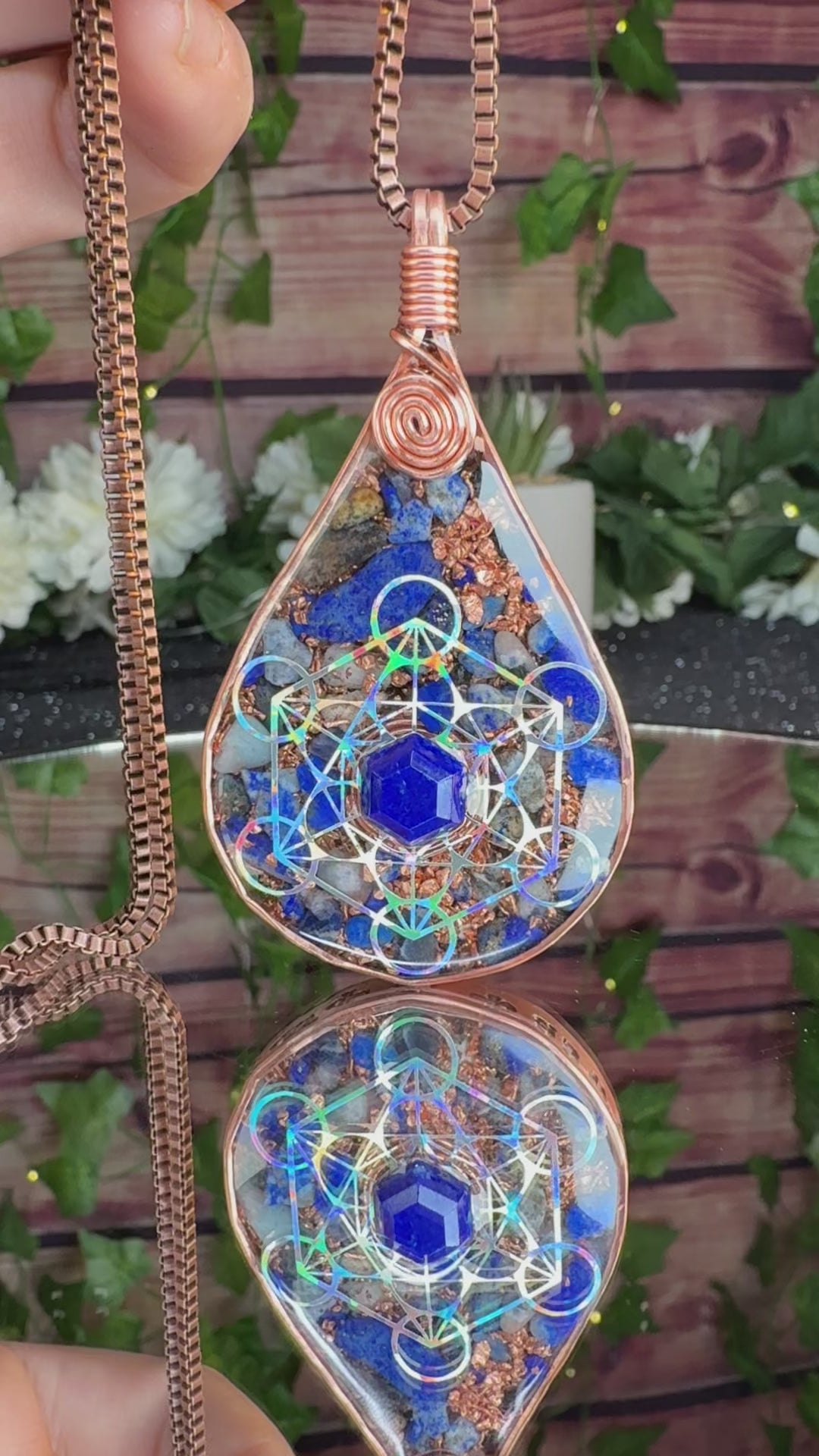 As above so below 🧿 As within so without - Orgonite with Lapis Lazuli