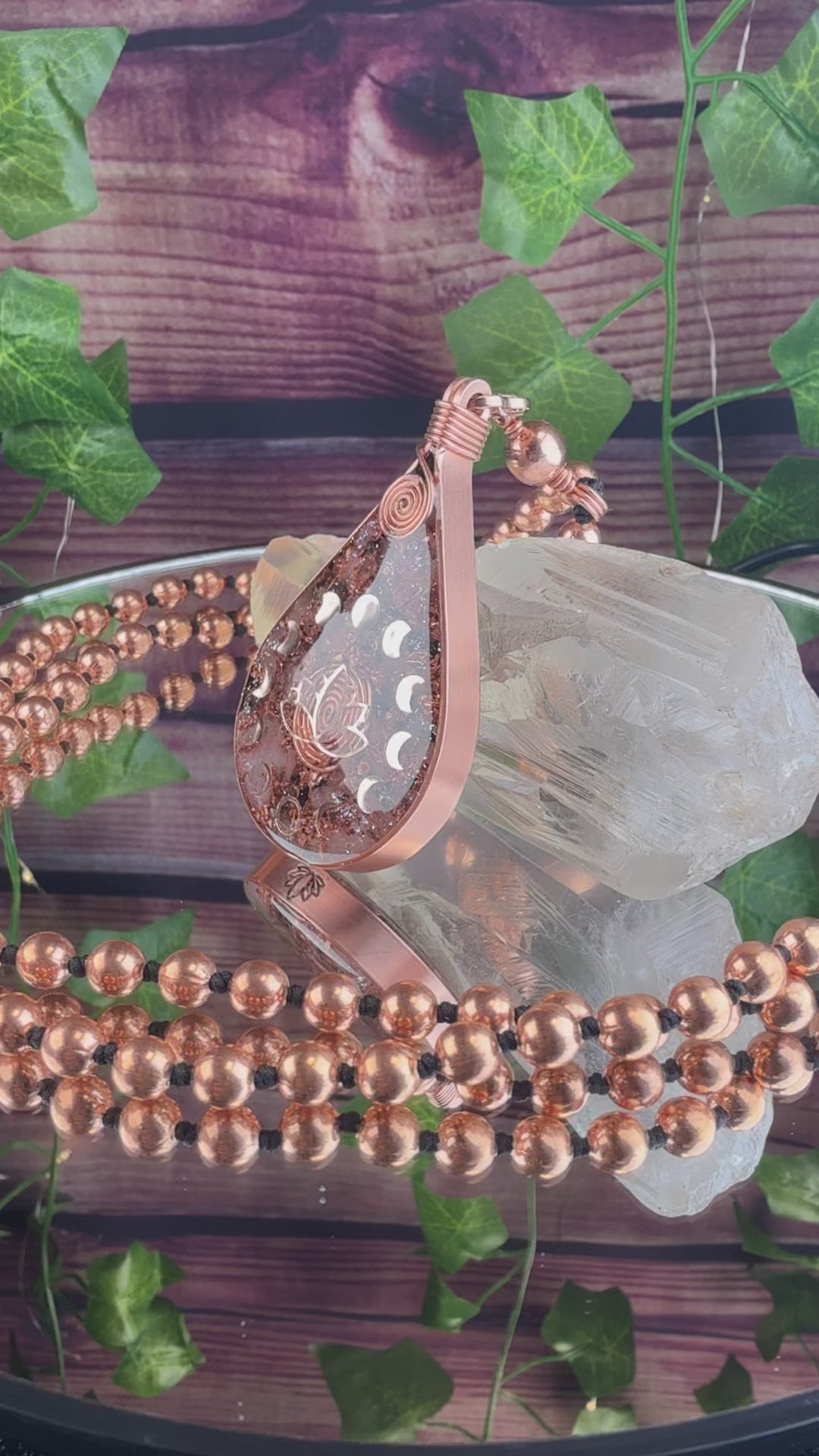 The Lotus-Rose Quartz Interchangeable Mala